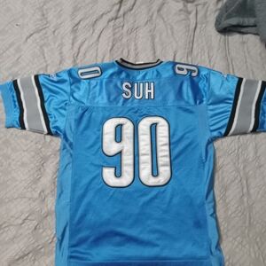 Authentic Reebok Ndomakong Suh Lion's jersey